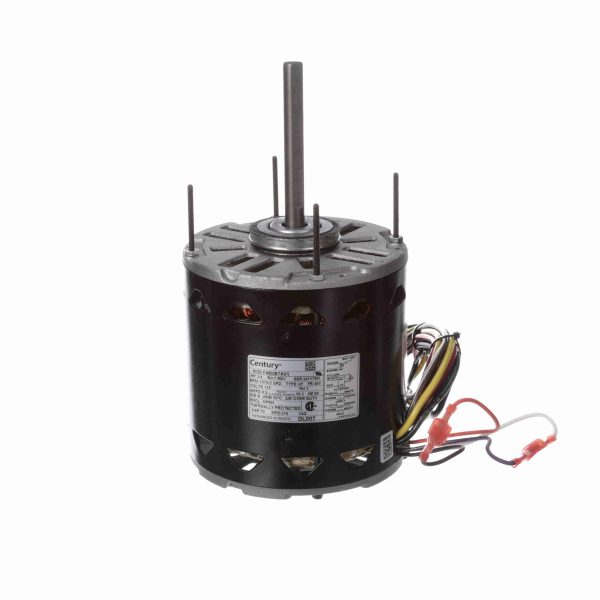 DL007 - Century 3/4 HP Fan & Blower Motor, 1075 RPM, 2 Speed, 115 Volts, 48 Frame, OAO - DL007