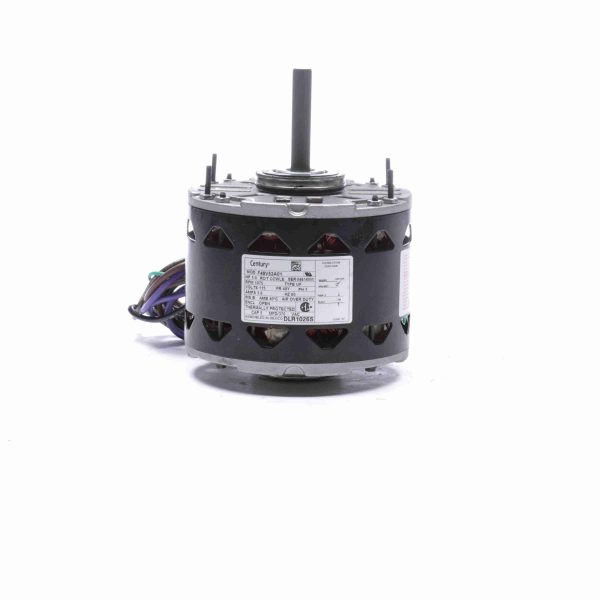 DLR1026S - Century 1/4 HP Fan & Blower Motor, 1075 RPM, 115 Volts, 48 Frame, OAO - DLR1026S