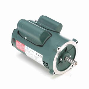 E100357.00 - Leeson 0.75 HP General Purpose Motor, 1 phase, 3600 RPM, 115/230 V, 56C Frame, ODP - E100357.00