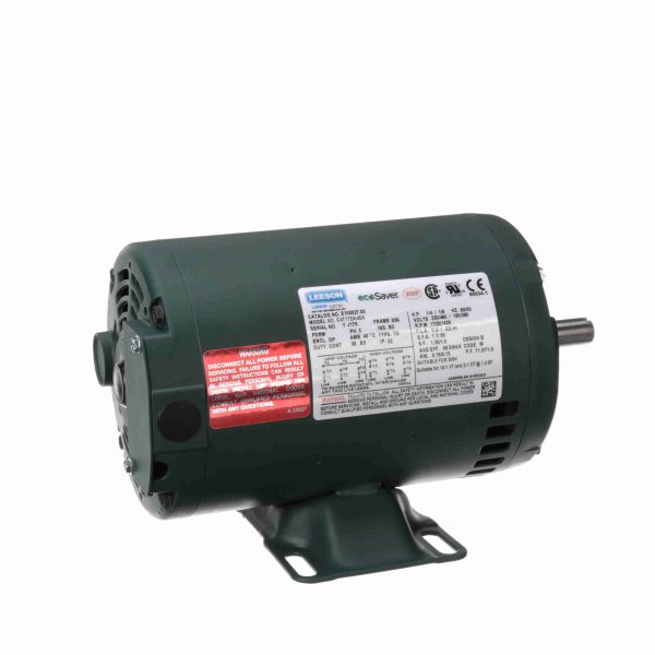 E100027.00 - Leeson 0.25 HP General Purpose Motor, 3 phase, 1800 RPM, 230/460 V, 56 Frame, ODP - E100027.00
