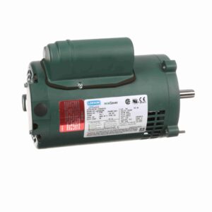 E100055.00 - Leeson 0.75 HP General Purpose Motor, 1 phase, 3600 RPM, 115/230 V, 56C Frame, ODP - E100055.00