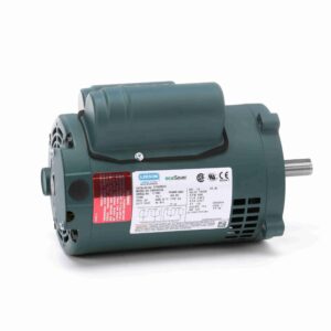 E100356.00 - Leeson 0.50 HP General Purpose Motor, 1 phase, 3600 RPM, 115/230 V, 56C Frame, ODP - E100356.00