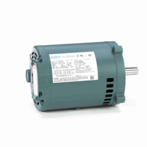 E100378.00 - Leeson 0.75 HP General Purpose Motor, 3 phase, 3600 RPM, 230/460 V, 56C Frame, ODP - E100378.00