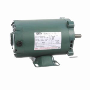E100600.00 - Leeson 0.50 HP General Purpose Motor, 3 phase, 3600 RPM, 230/460 V, 48C Frame, ODP - E100600.00
