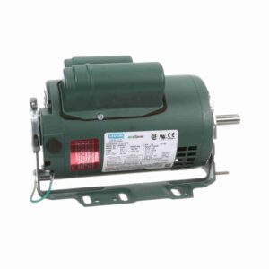 E100603.00 - Leeson 0.75 HP General Purpose Motor, 1 phase, 3600 RPM, 115/230 V, 56 Frame, ODP - E100603.00