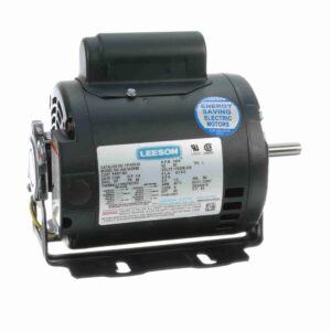 E101434.00 - Leeson 0.25 HP General Purpose Motor, 1 phase, 3600 RPM, 115/230 V, 48 Frame, ODP - E101434.00