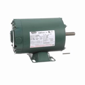 E101448.00 - Leeson 0.50 HP General Purpose Motor, 3 phase, 3600 RPM, 230/460 V, 48 Frame, ODP - E101448.00