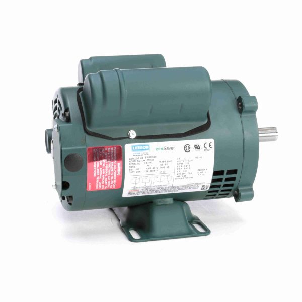 E103023.00 - Leeson 0.33 HP General Purpose Motor, 1 phase, 1800 RPM, 115/230 V, 56C Frame, ODP - E103023.00