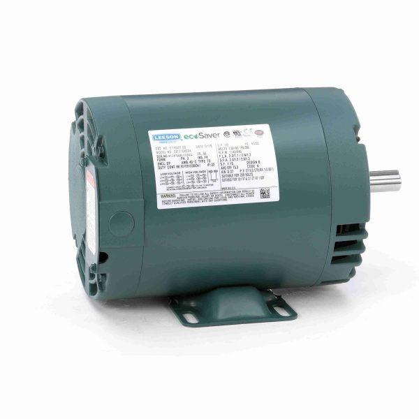 E110027.00 - Leeson 0.50 HP General Purpose Motor, 3 phase, 1200 RPM, 230/460 V, 56 Frame, ODP - E110027.00