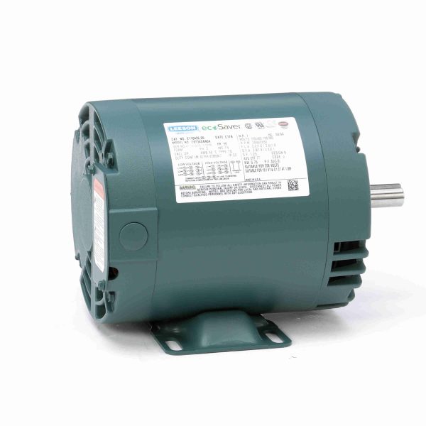 E110426.00 - Leeson 1 HP General Purpose Motor, 3 phase, 3600 RPM, 230/460 V, 56 Frame, ODP - E110426.00