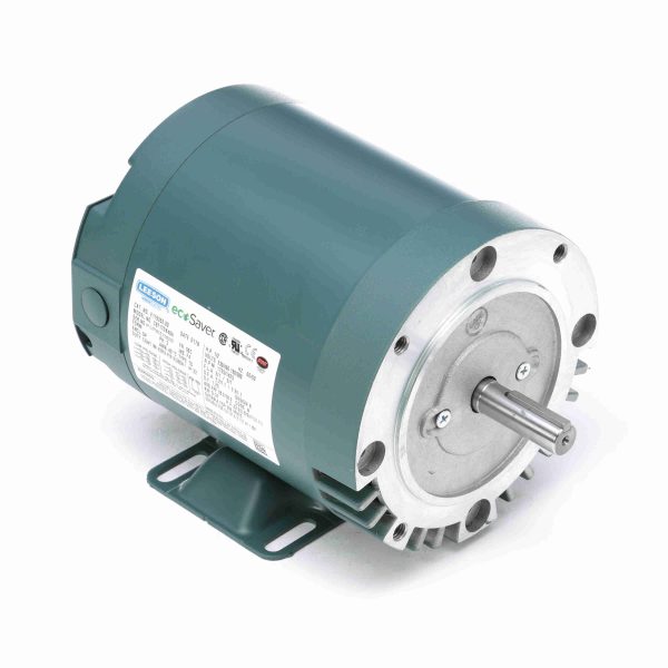 E103021.00 - Leeson 0.33 HP General Purpose Motor, 3 phase, 1800 RPM, 230/460 V, 56C Frame, ODP - E103021.00