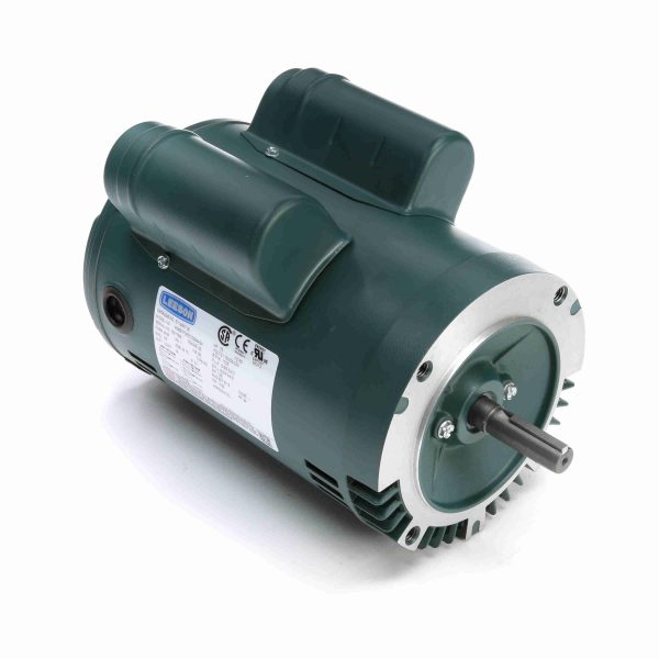 E110382.00 - Leeson 0.75 HP General Purpose Motor, 1 phase, 1200 RPM, 115/230 V, 56C Frame, ODP - E110382.00