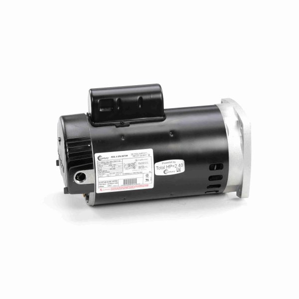 HSQ1152 - Century 1.5 HP Pool Pump Motor, 1 phase, 3600 RPM, 230/115 V, 56Y Frame, ODP - HSQ1152