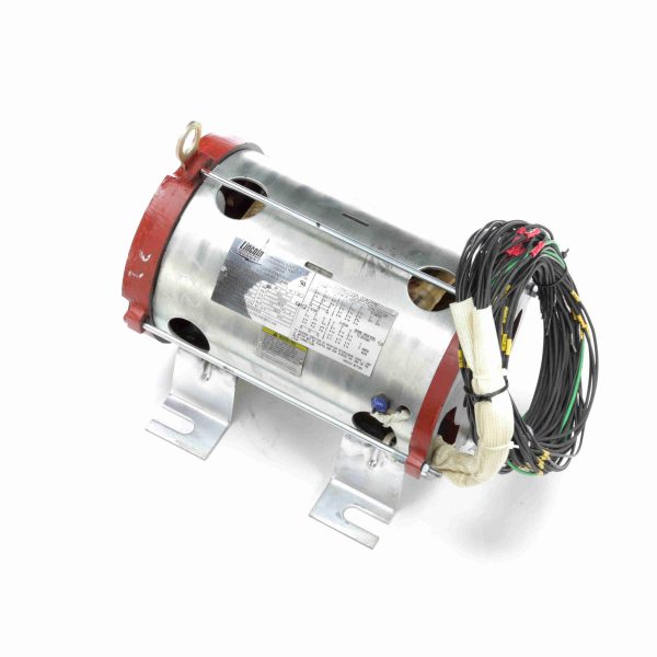 LM29657 - Leeson 15 HP Elevator Duty Motor, 3 phase, 3600 RPM, 230/460 V, 160Z Frame, ODP - LM29657