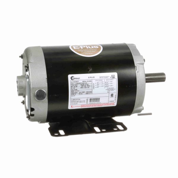 M104V1 - Century 1.5-.68 HP 2 speed General Purpose Motor, 3 phase, 1800/1200 RPM, 460 V, 145T Frame, ODP - M104V1