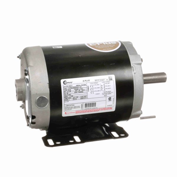 M116V1 - Century 1.0-.25 HP 2 speed General Purpose Motor, 3 phase, 1800/900 RPM, 460 V, 143T Frame, ODP - M116V1