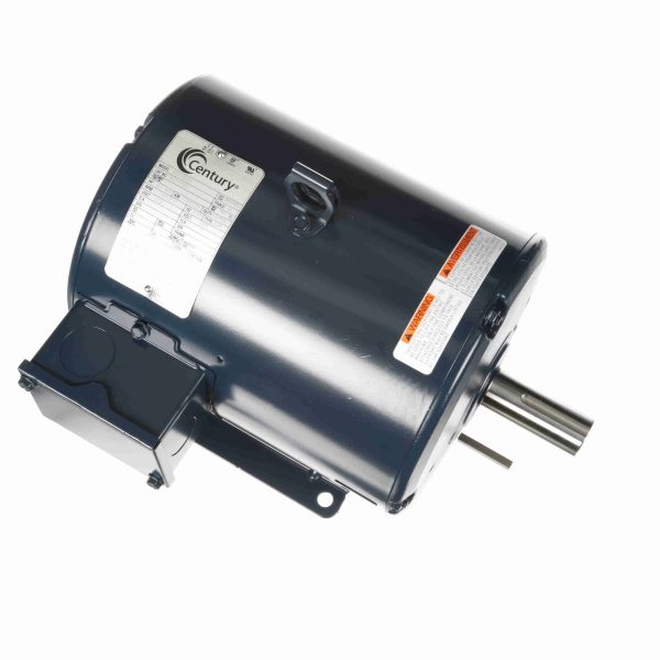 M206M2 - Century 3/0.75 HP General Purpose Motor, 3 phase, 1800 RPM, 460 V, 182T Frame, ODP - M206M2