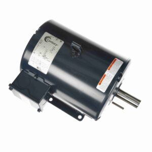 M211M2 - Century 3/0.75 HP 2 speed General Purpose Motor, 3 phase, 1800/900 RPM, 460 V, 184T Frame, ODP - M211M2