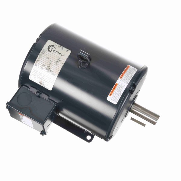 M221M2 - Century 3/1.33 HP 2 speed General Purpose Motor, 3 phase, 1800/1200 RPM, 200-230 V, 184T Frame, ODP - M221M2