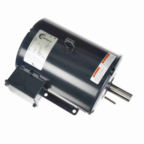 M302M2 - Century 5/1.25 HP 2 speed General Purpose Motor, 3 phase, 1800/900 RPM, 460 V, 184T Frame, ODP - M302M2