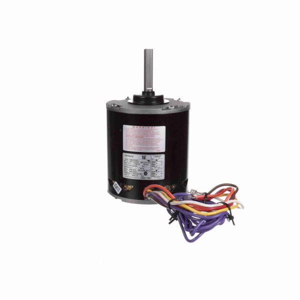 OAD1106 - Century 1 HP OEM Replacement Motor, 1075 RPM, 208-230/460 Volts, 48 Frame, Semi Enclosed - OAD1106
