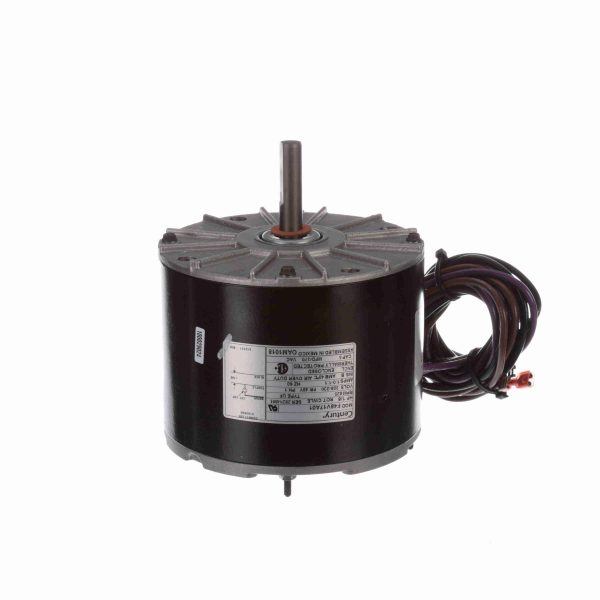 OAM1018 - Century 1/6 HP OEM Replacement Motor, 825 RPM, 208-230 Volts, 48 Frame, TEAO - OAM1018