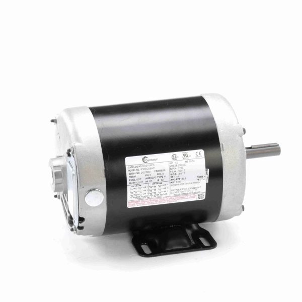 OB3104ES - Century 1.0 HP General Purpose Motor, 3 phase, 1800 RPM, 230/460 V, 56 Frame, ODP - OB3104ES