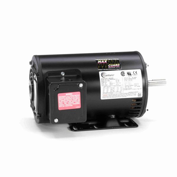 OB3204ES - Century 2.0 HP General Purpose Motor, 3 phase, 1800 RPM, 230/460 V, 56H Frame, ODP - OB3204ES