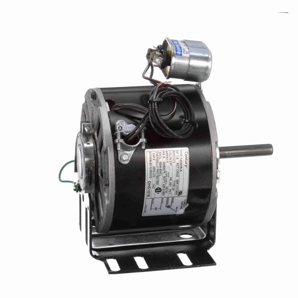 OHS1016 - Century 1/5 HP OEM Replacement Motor, 1075 RPM, 230 Volts, 48 Frame, Semi Enclosed - OHS1016