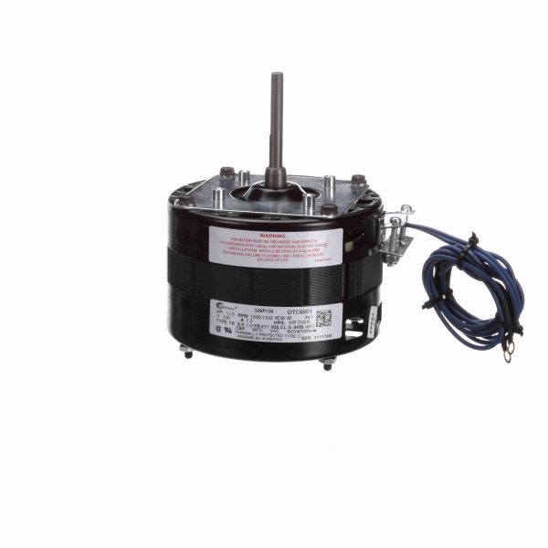 OTC6001 - Century 1/15 HP OEM Replacement Motor, 1500/1300 RPM, 230 Volts, 42 Frame, OAO - OTC6001