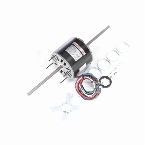 RA1056 - Century 1/2 HP Fan Coil / Room Air Conditioner Motor, 1075 RPM, 3 Speed, 208-230 Volts, 48 Frame, Semi Enclosed - RA1056