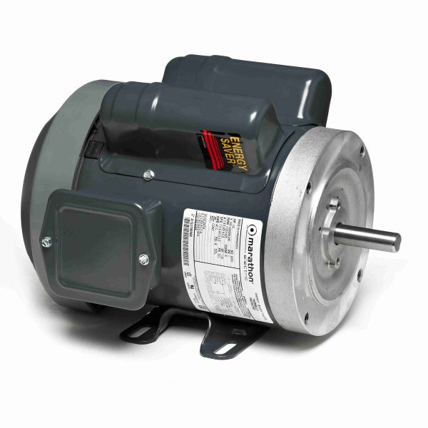 145TBFR5305 - Marathon 2 HP General Purpose Motor, 1 phase, 3600 RPM, 115/208-230 V, 145TC Frame, TEFC - C282